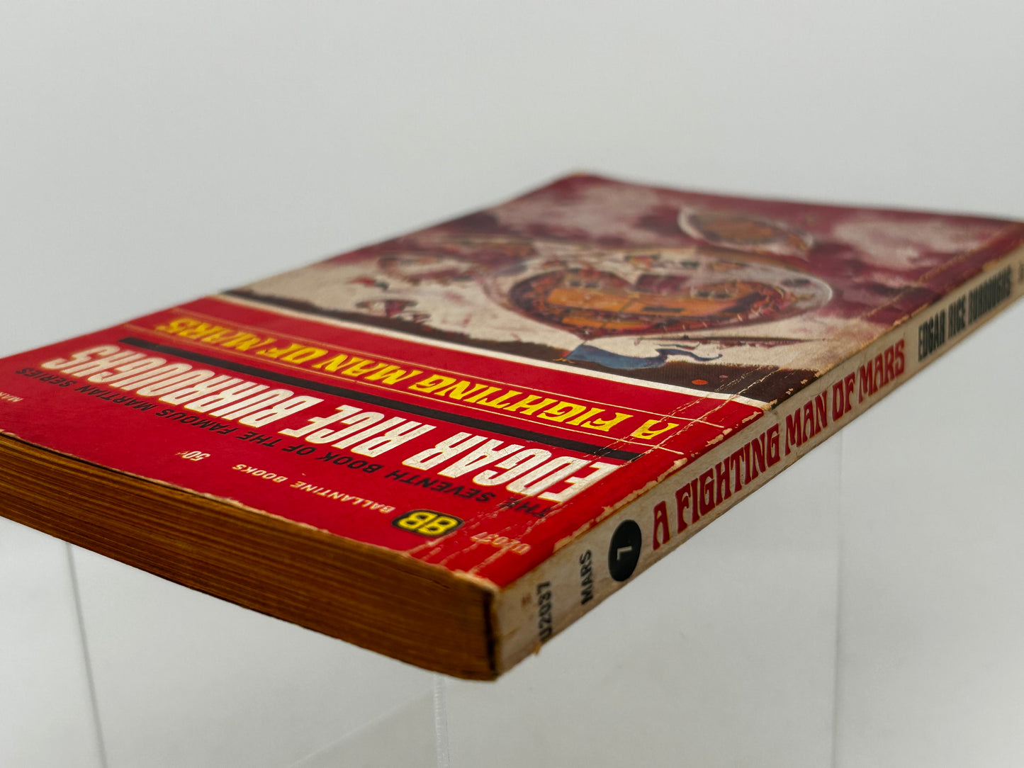 A Fighting Man Of Mars #7 BALLANTINE Paperback Edgar Rice Burroughs SF06