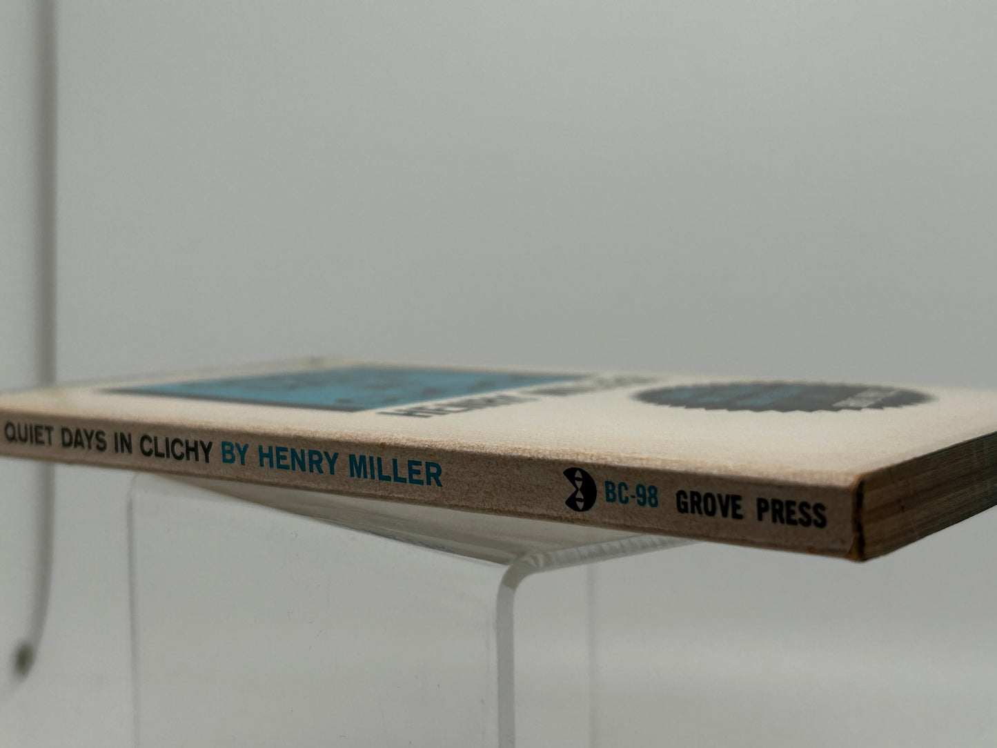 Quiet Days In Clichy BLACK CAT/GROVE Paperback Henry Miller SF06