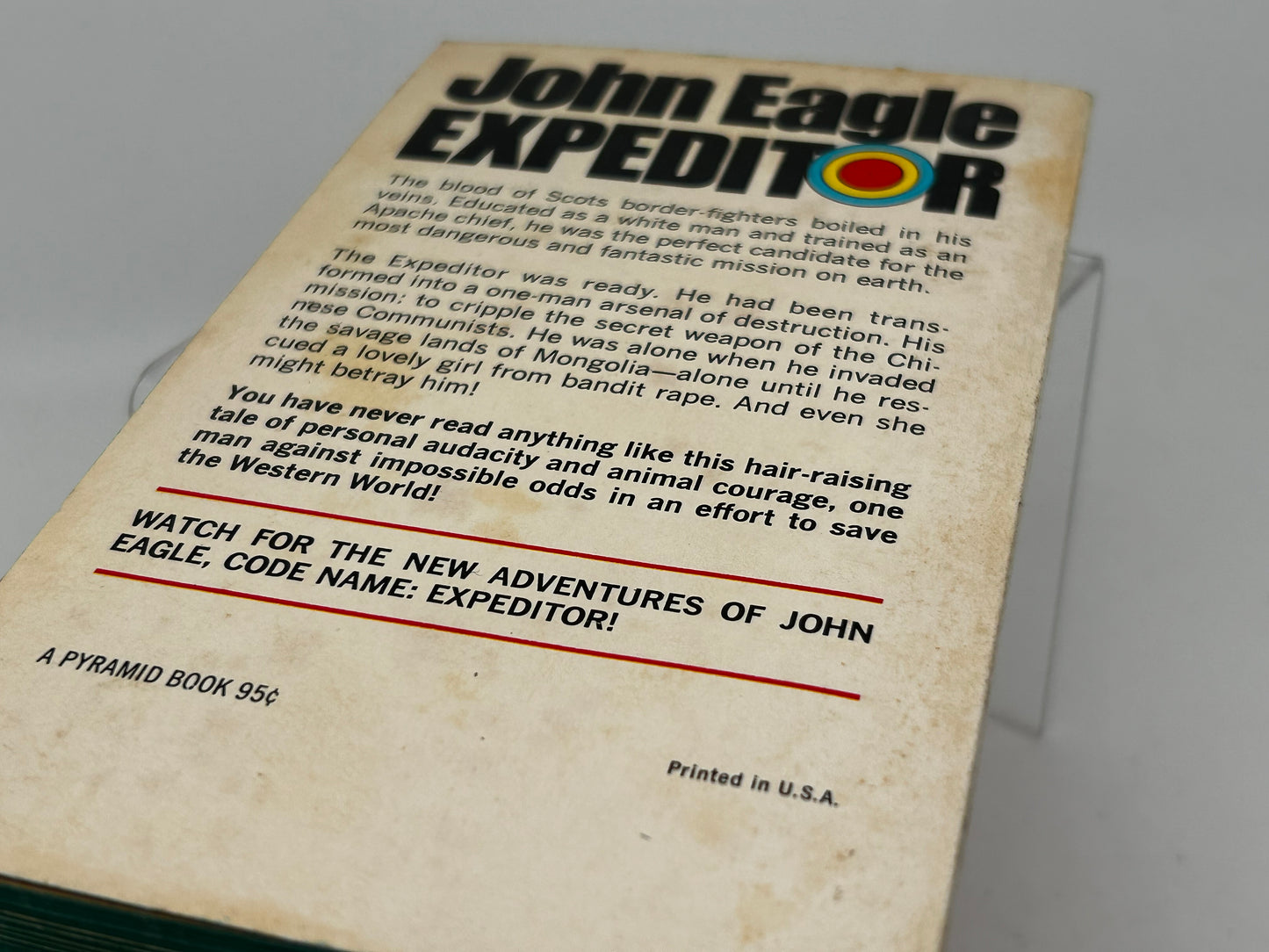 John Eagle Expeditor: Needles Of Death PYRAMID Paperback Paul Edwards SF06