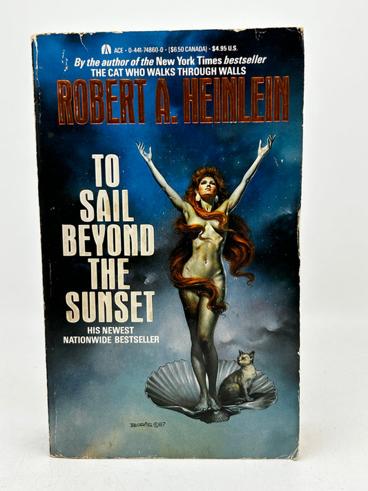 To Sail Beyond The Sunset ACE Paperback Robert Heinlein SF06