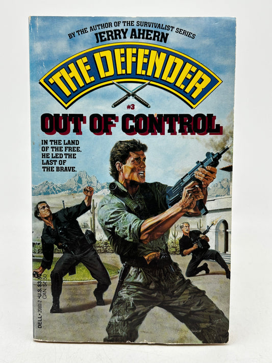 Defender: Out Of Control #3 DELL Paperback Jerry Ahearn SF06