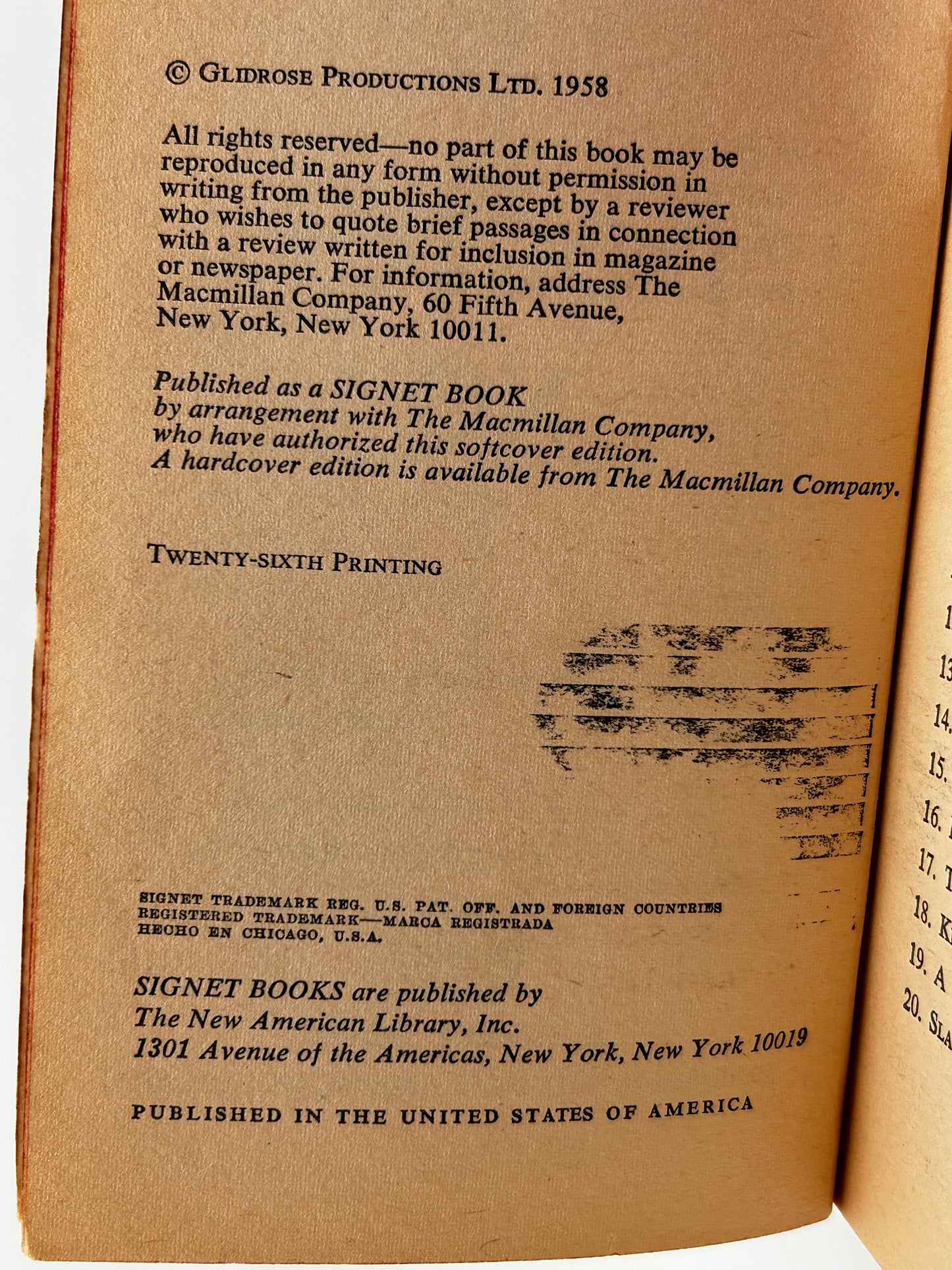 Doctor No SIGNET Paperback Ian Fleming SF06 007!