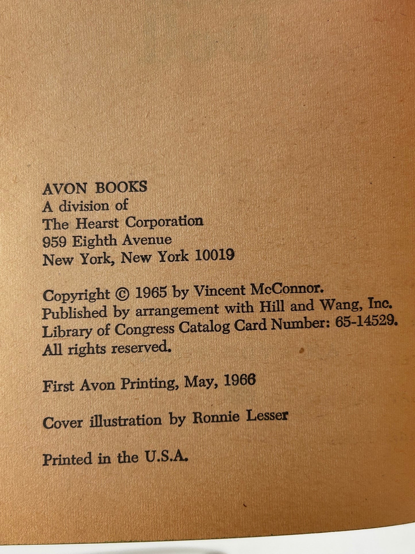 French Doll AVON Paperback Vincent McConnor SF06