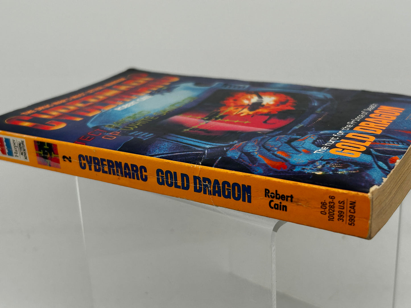 Cybernarc: Gold Dragon Book 2 HARPER Paperback Robert Cain SF06