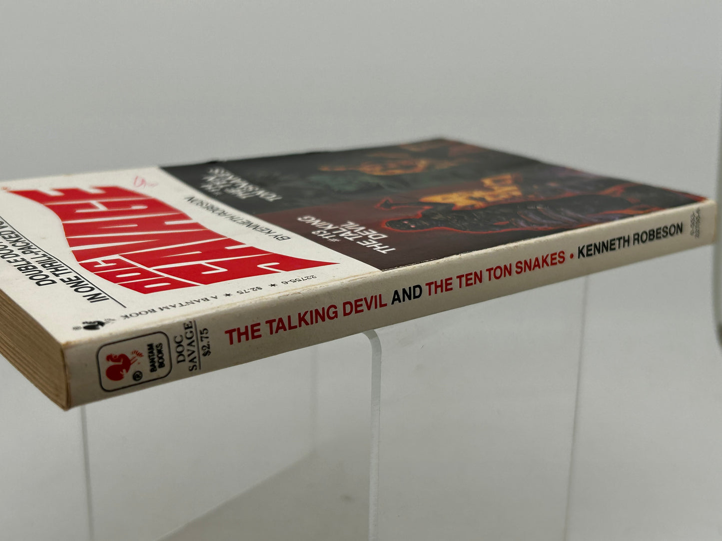 Doc Savage: The Talking Devil/The Ten Ton Snakes BANTAM Paperback Kenneth Robeson SF06