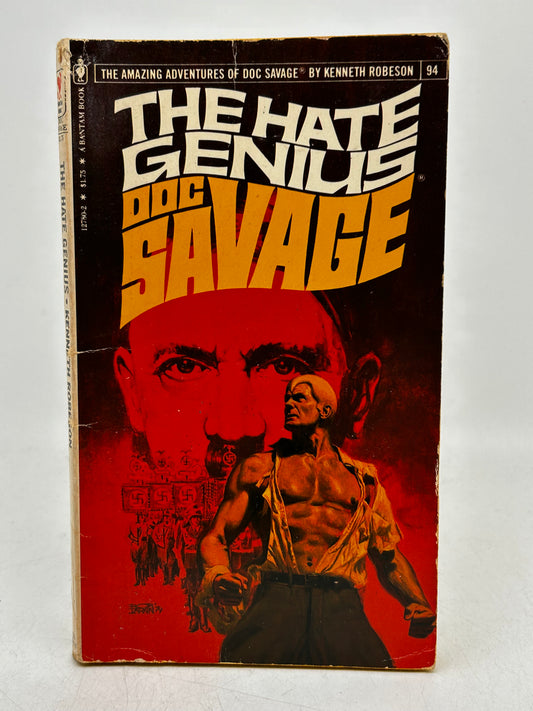 Doc Savage: The Hate Genius BANTAM Paperback Kenneth Robeson SF06