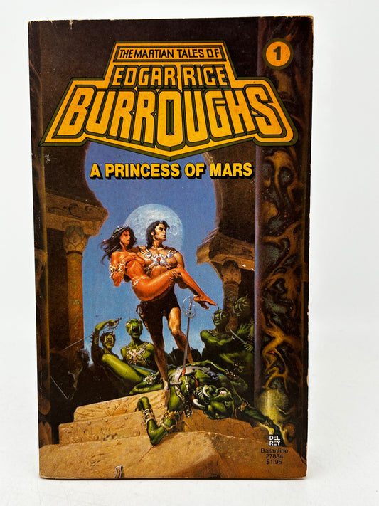 A Princess Of Mars #1 DEL REY Paperback Edgar Rice Burroughs SF06