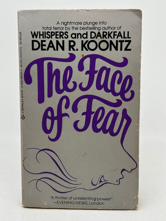 Face Of Fear BERKLEY Paperback Dean Koontz SF06