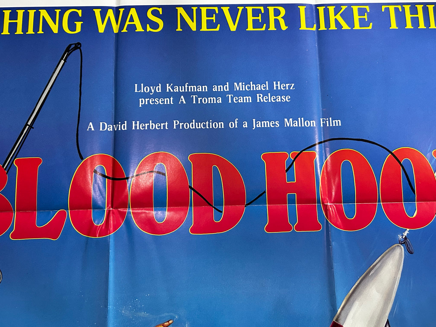 Blood Hook Original One Sheet Poster 1986