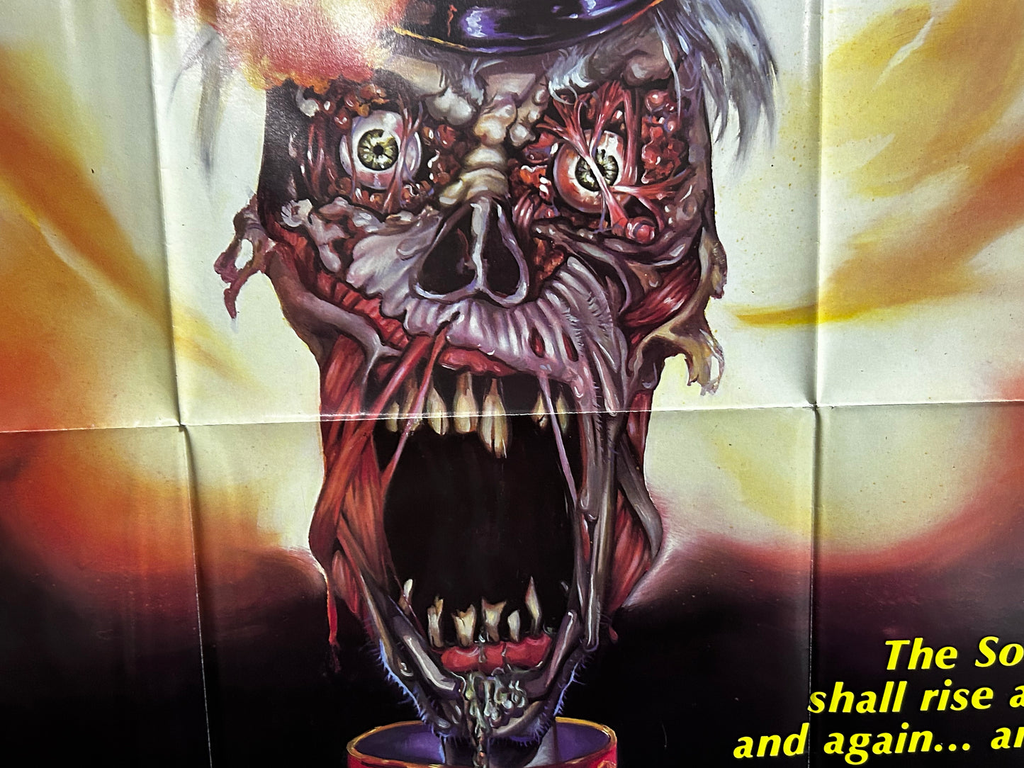 Curse Of The Cannibal Confederates Original One Sheet Poster 1982