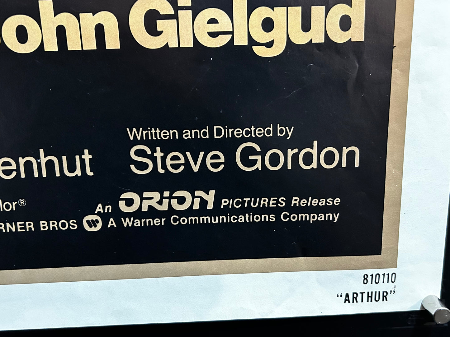 Arthur Original One Sheet Poster 1981