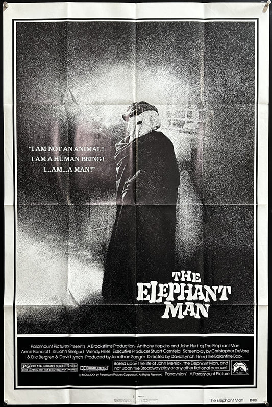 Elephant Man Original One Sheet Poster 1980