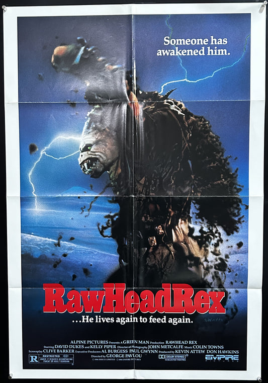 Rawhead Rex Original One Sheet Poster 1986