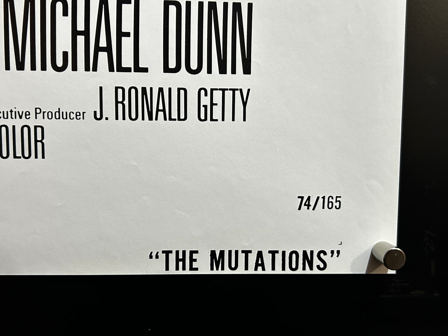 Mutations Original One Sheet Poster 1974