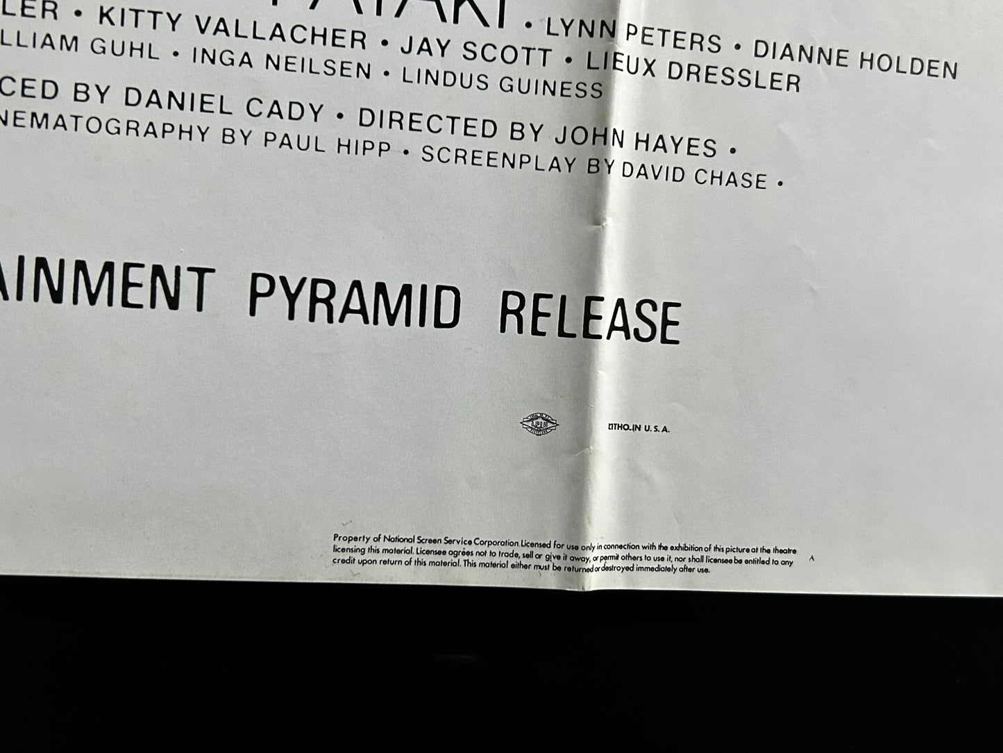 Grave Of The Vampire Original One Sheet Poster 1972