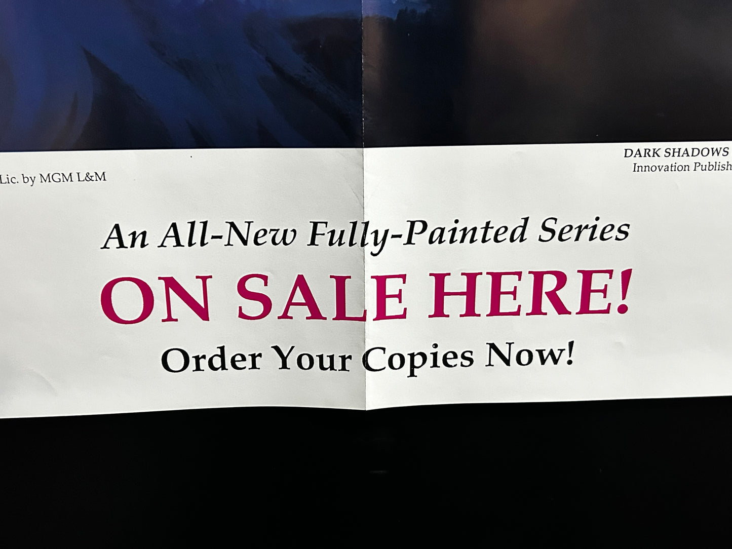 Dark Shadows Innovation Comics #1 Original Poster 1991