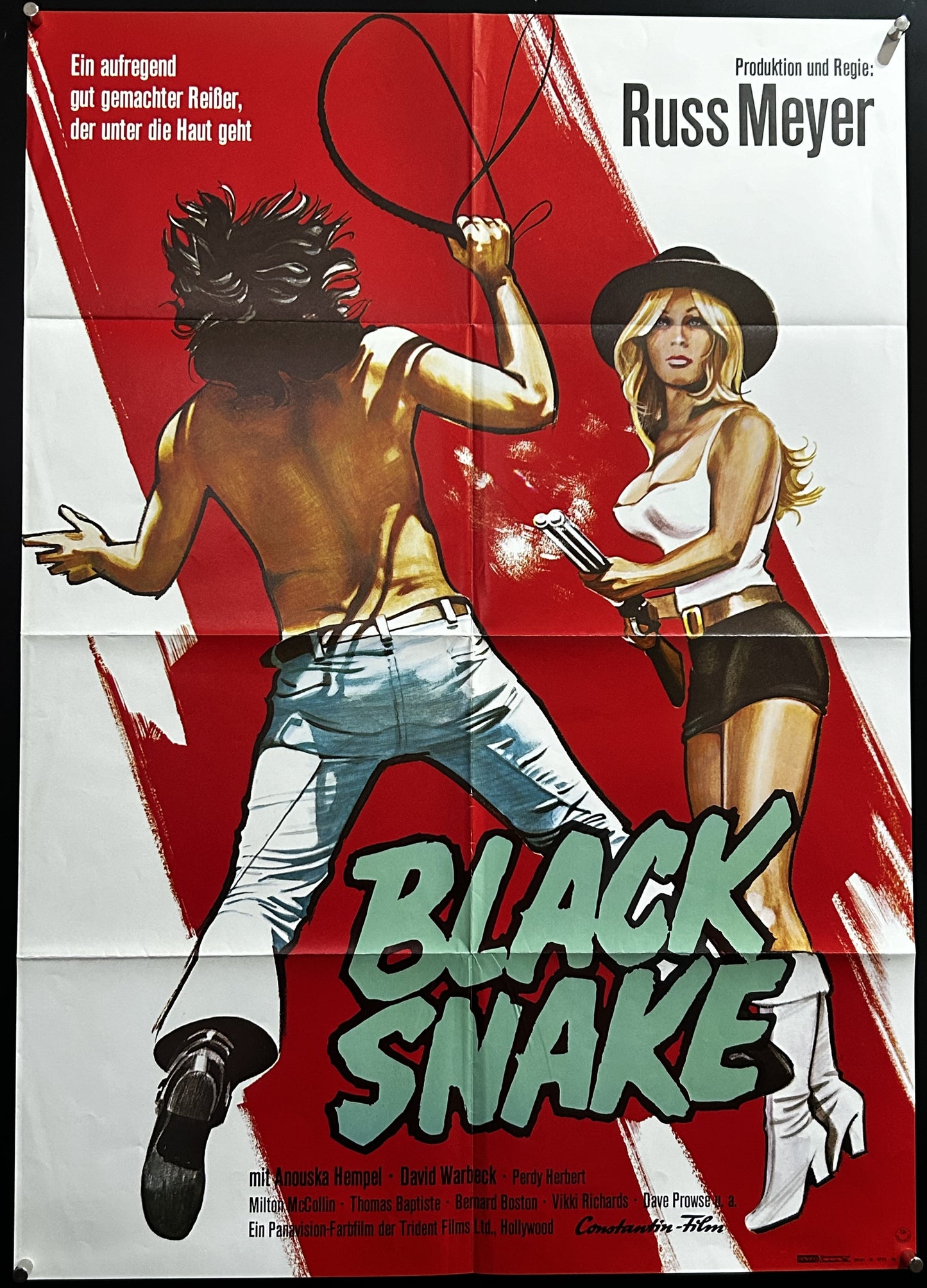 Black Snake aka Sweet Suzy Original German A1 Poster 1973