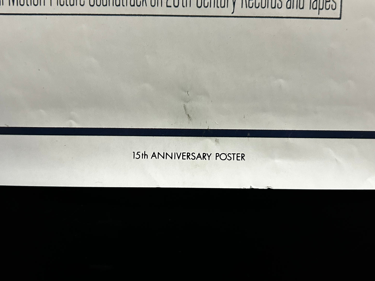 Star Wars 15th Anniversary Commercial One Sheet Poster R'92 1977