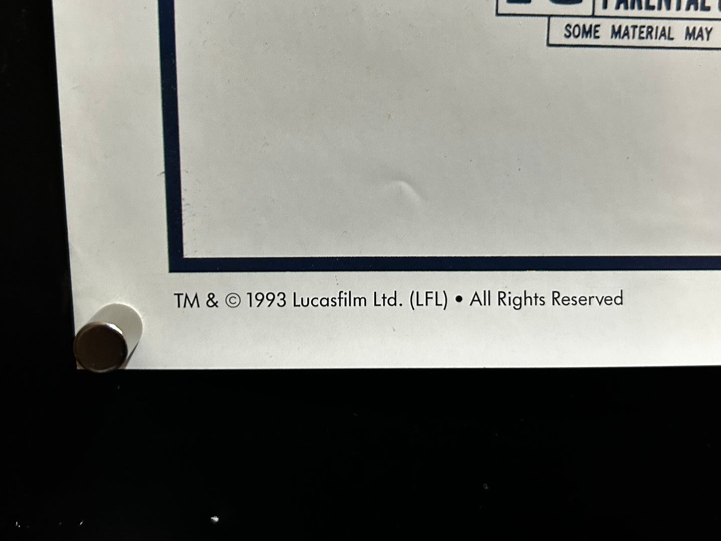 Star Wars 15th Anniversary Commercial One Sheet Poster R'92 1977