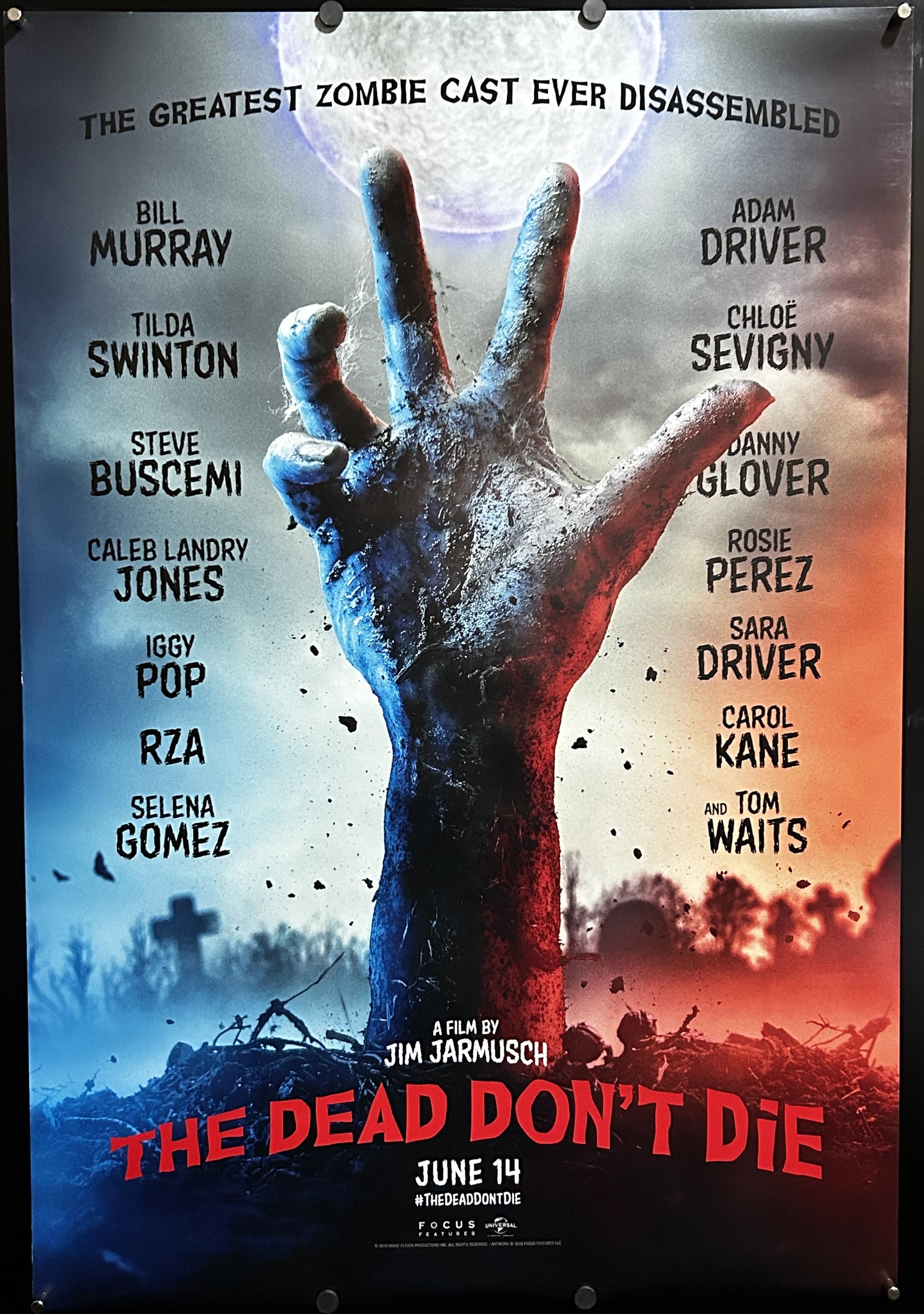 The Dead Don't Die Original International One Sheet Poster 2019