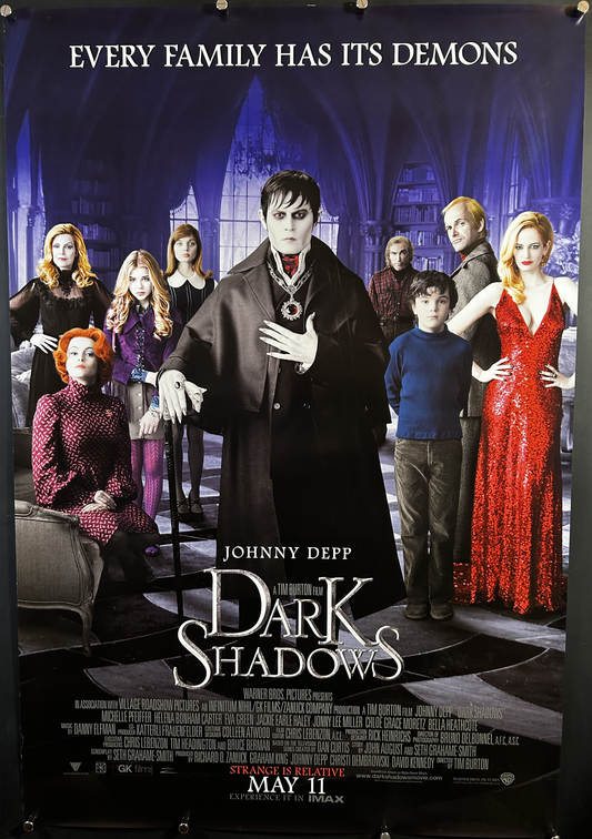Dark Shadows Original One Sheet Poster 2012