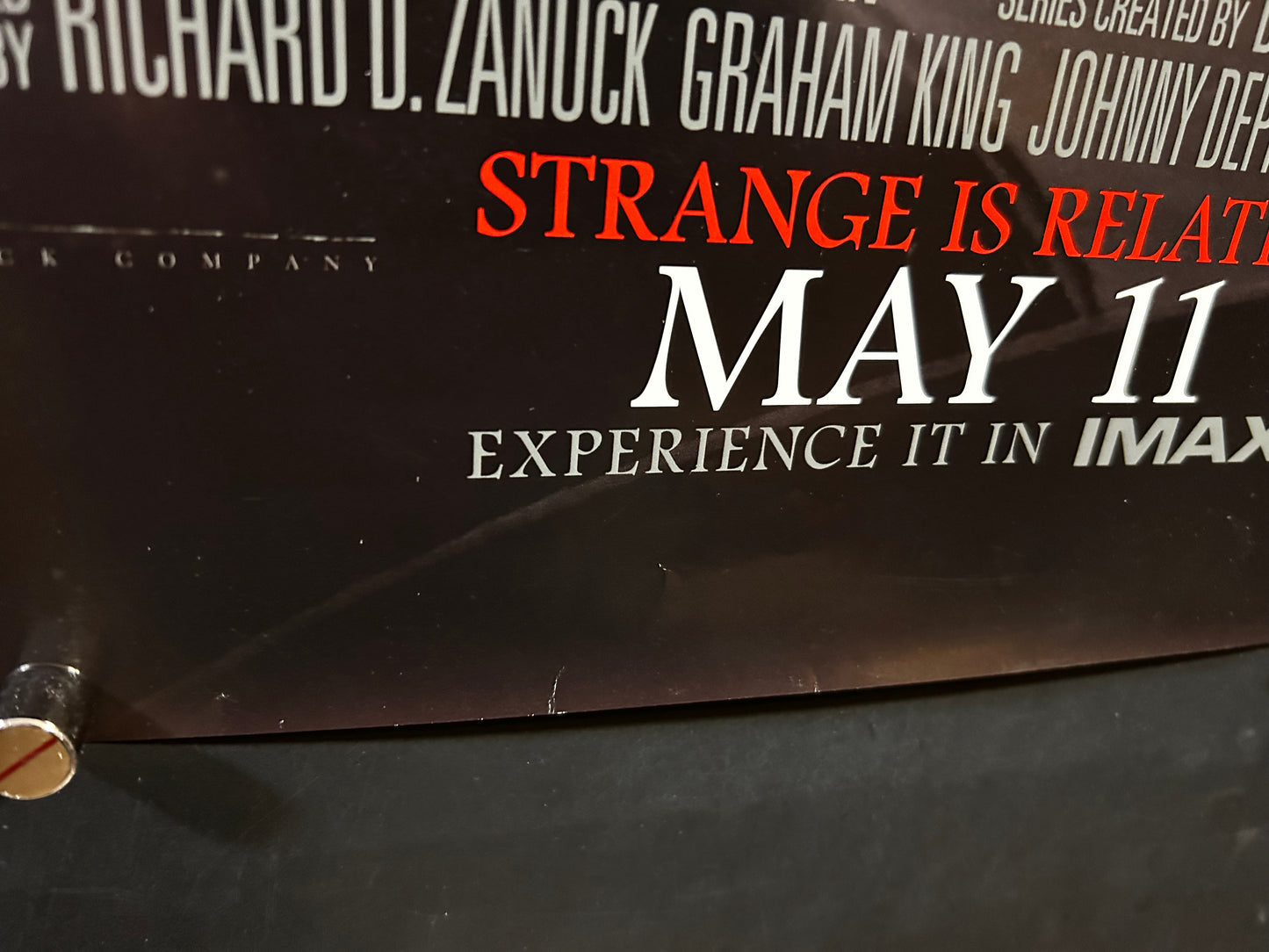 Dark Shadows Original One Sheet Poster 2012