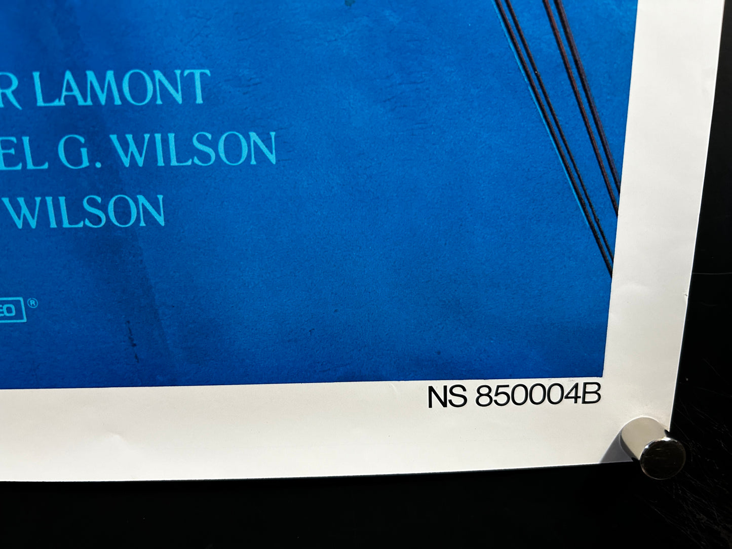 View To A Kill Original One Sheet Poster 1985 007!