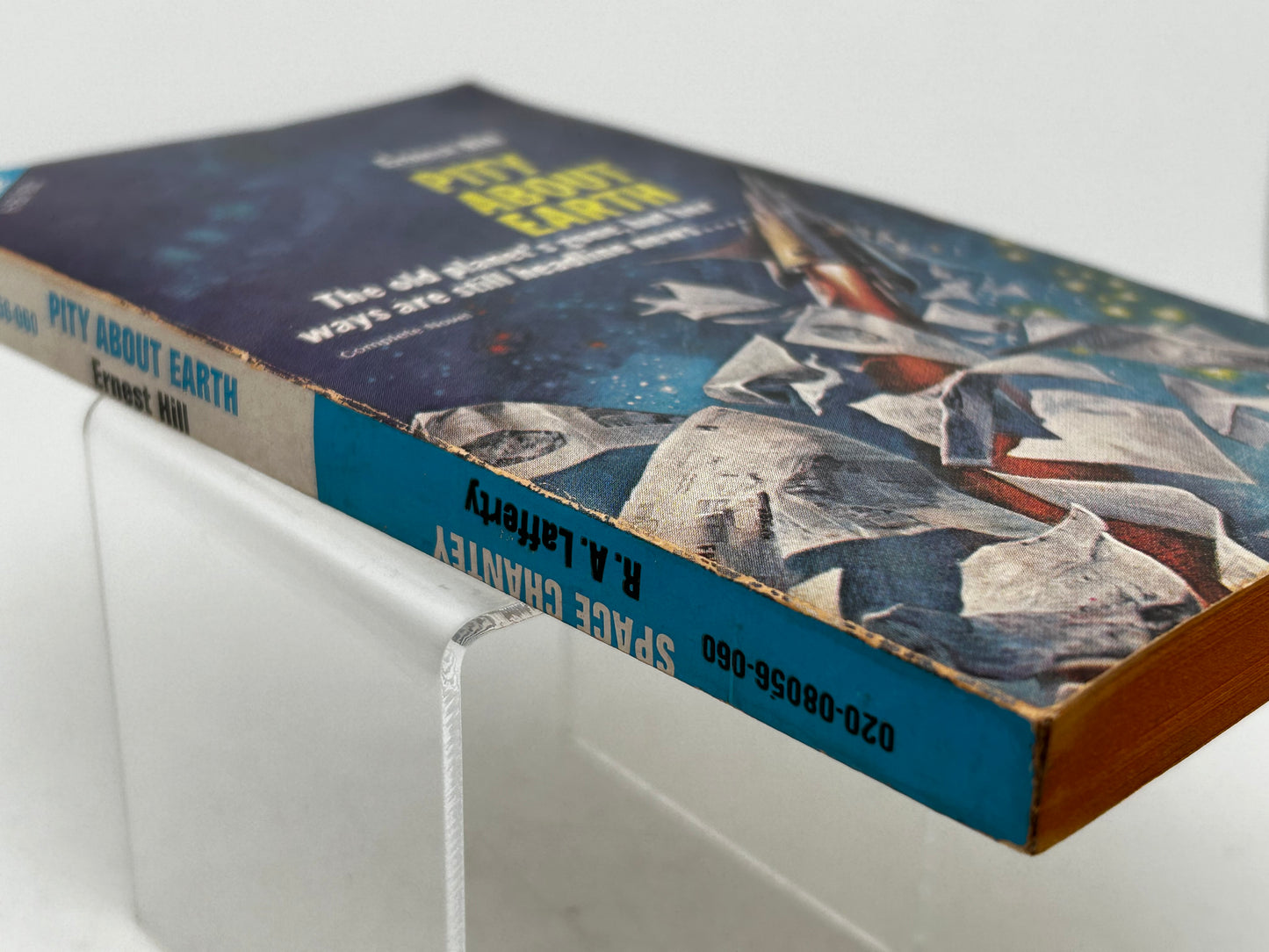 Pity About The Earth/Space Chantey ACE DOUBLE Paperback Hill/Lafferty SF11