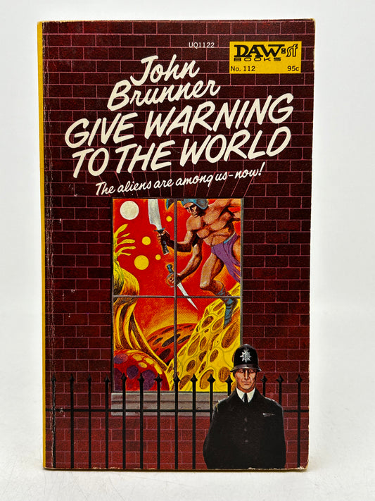 Give Warning To The World DAW Paperback John Brunner SF11