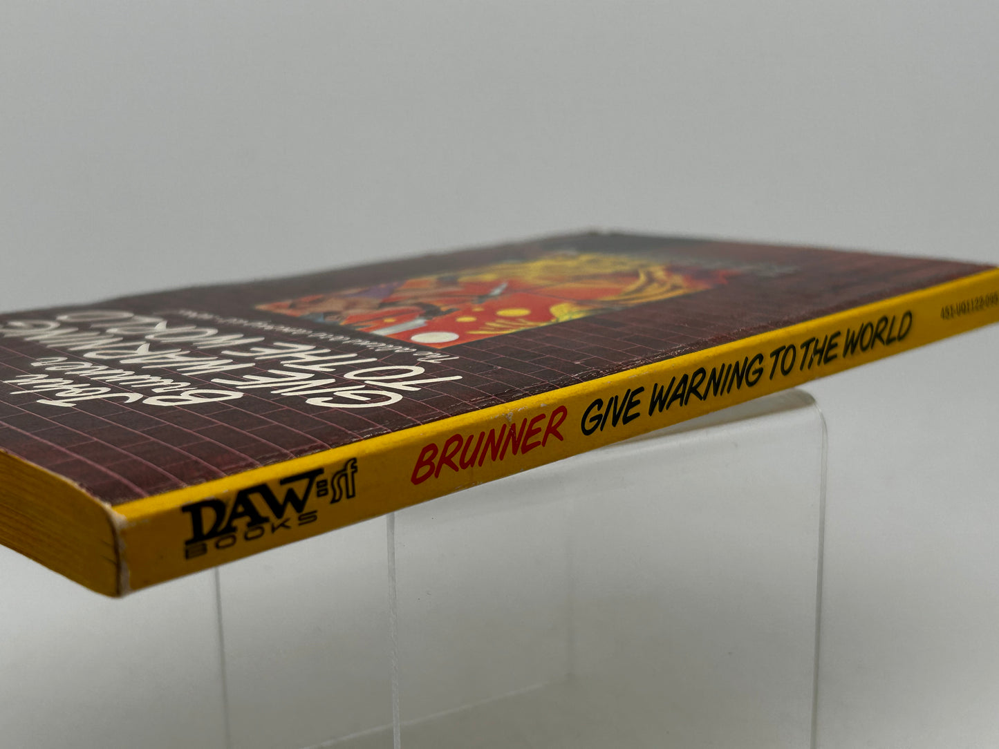 Give Warning To The World DAW Paperback John Brunner SF11