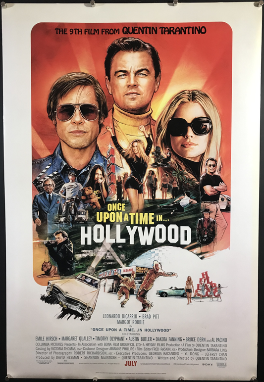 Once Upon A Time In Hollywood Original One Sheet Poster 2019