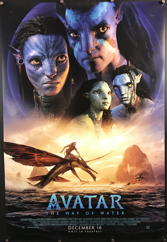 Avatar: The Way Of Water Original International One Sheet Poster 2022