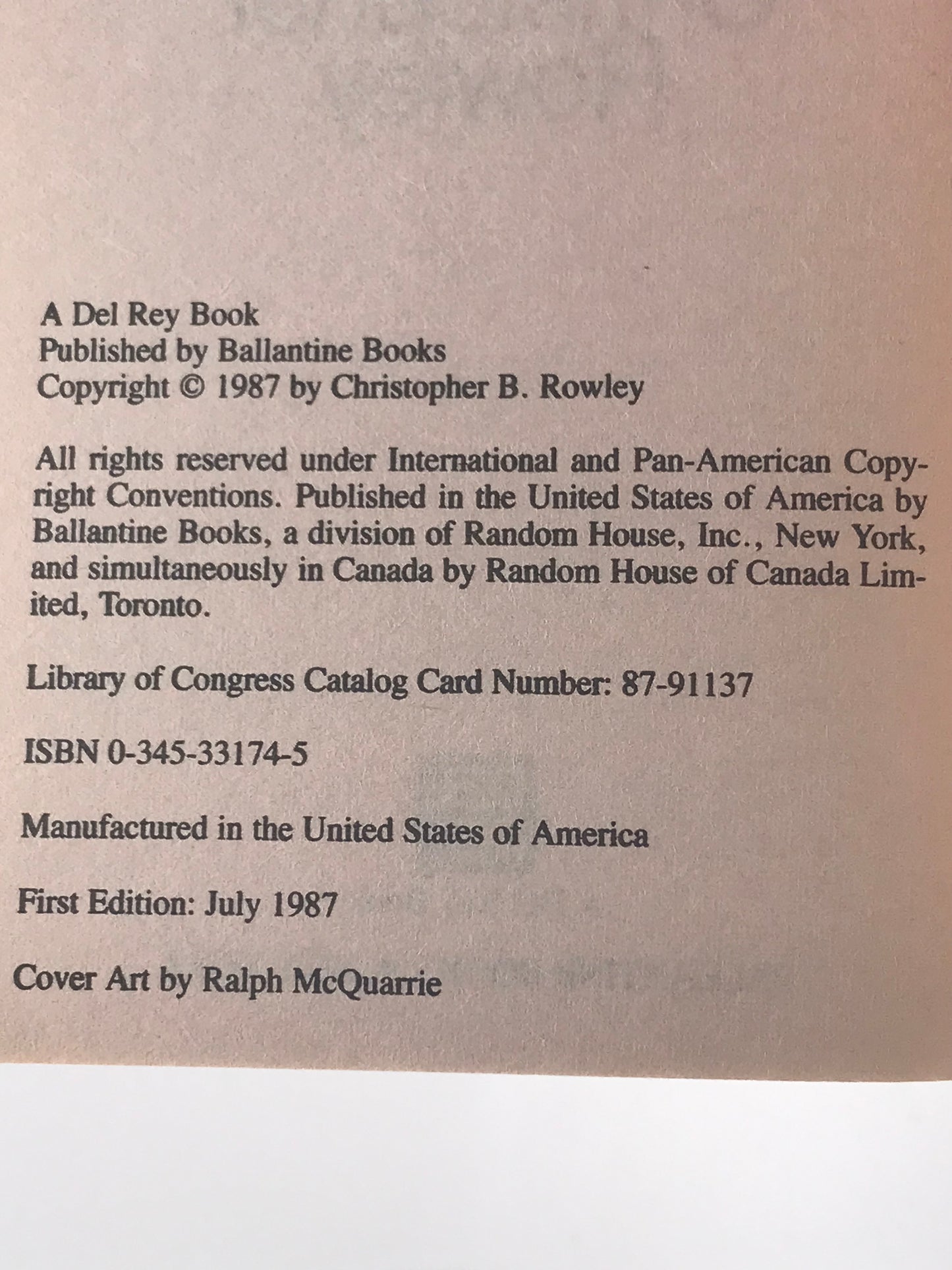 Golden Sunlands DEL REY Paperback Christopher Rowley HSF