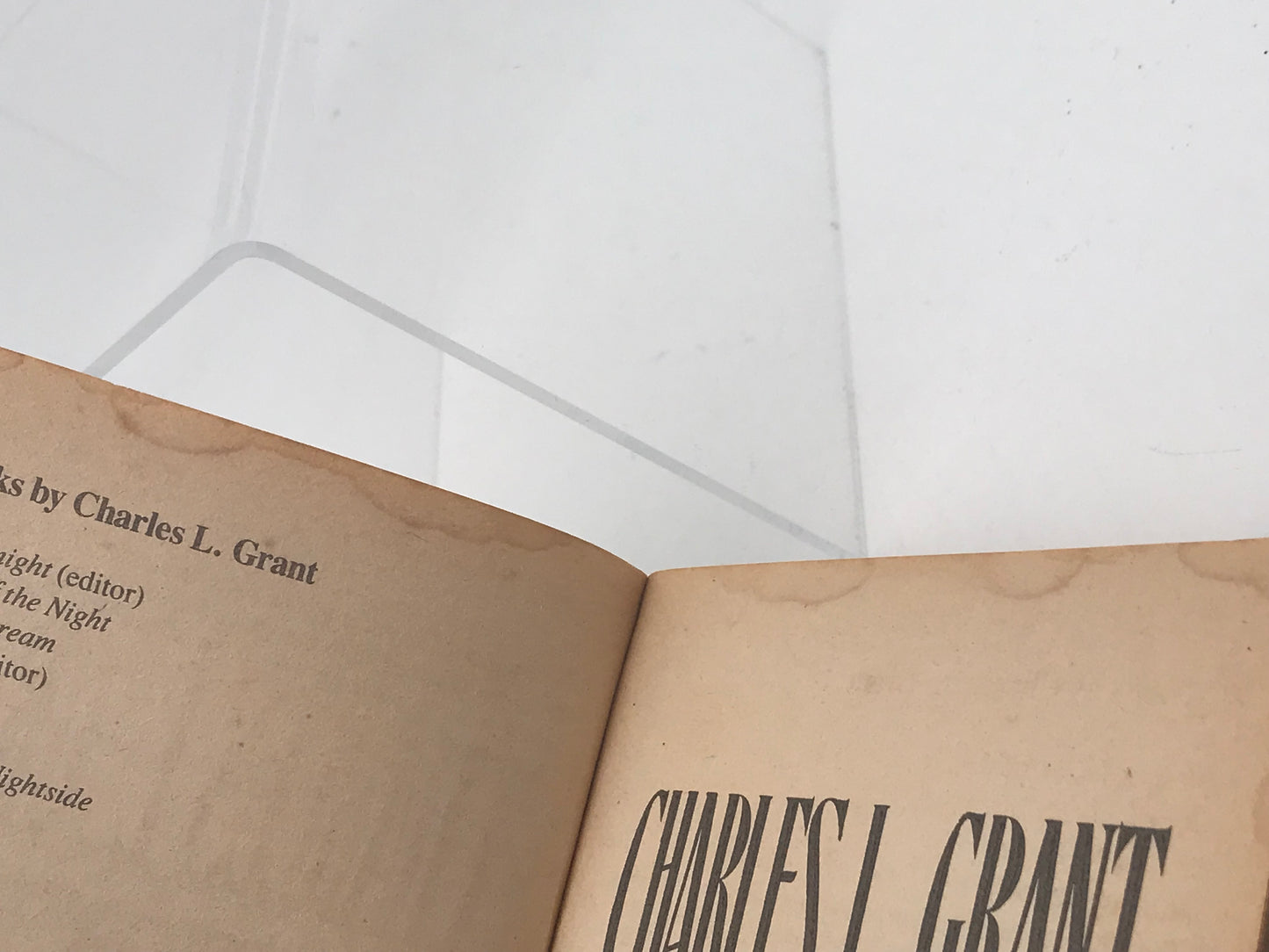 Stunts TOR Paperback Charles L. Grant HSF