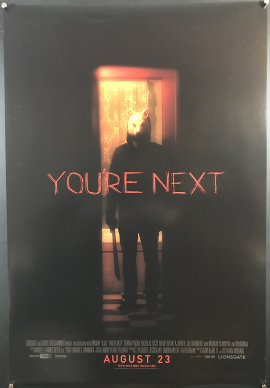 You're Next Original One Sheet Poster 2011