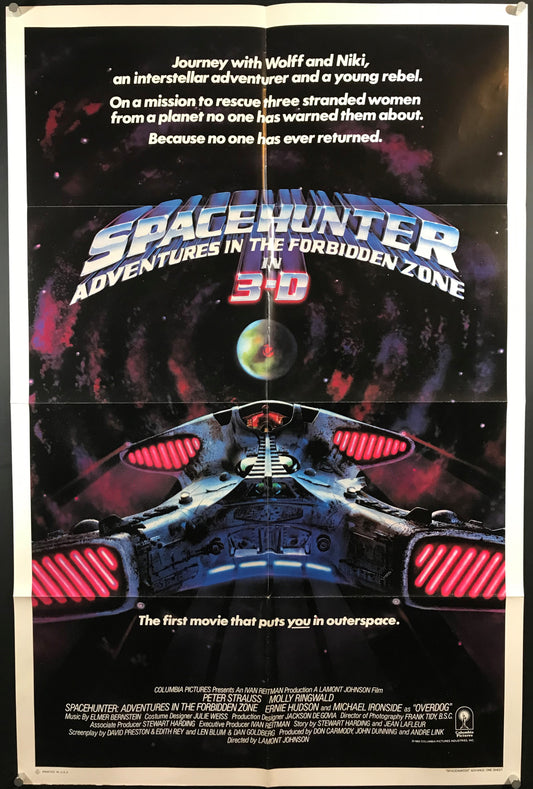 Spacehunter: Adventures In The Forbidden Zone Original One Sheet Poster 1983