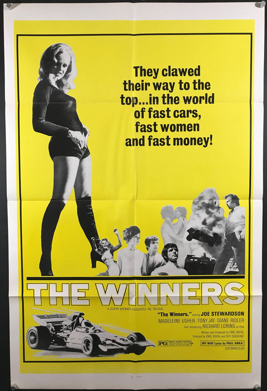 Winners Original One Sheet Poster 1972