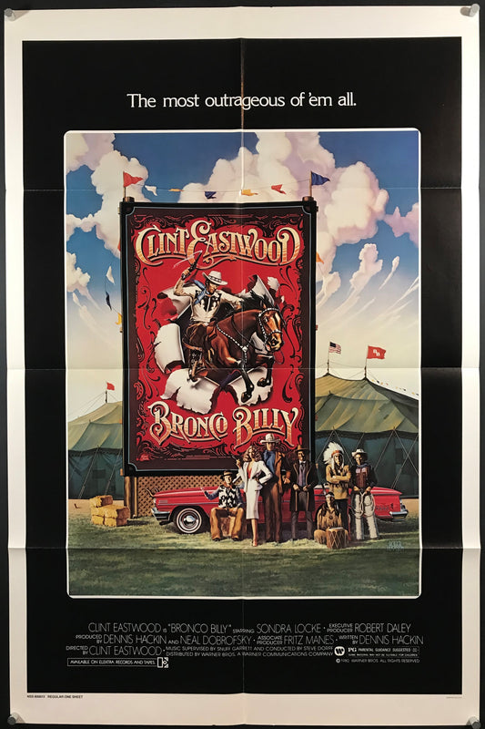 Bronco Billy Original One Sheet Poster 1980