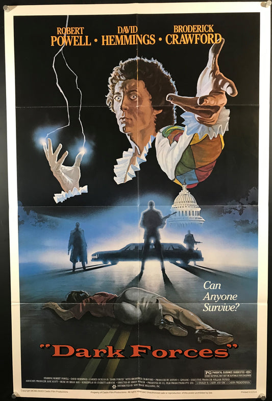 Dark Forces Original One Sheet Poster 1984 Re-titled