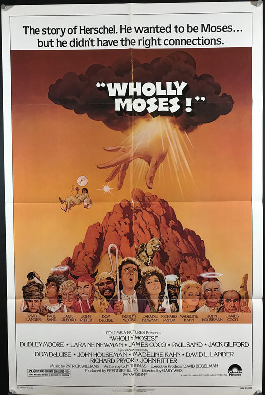 Wholly Moses Original One Sheet Poster 1980