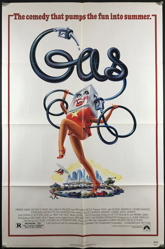 Gas Original One Sheet Poster 1981