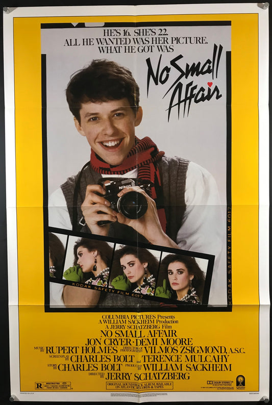 No Small Affair Original One Sheet Poster 1984