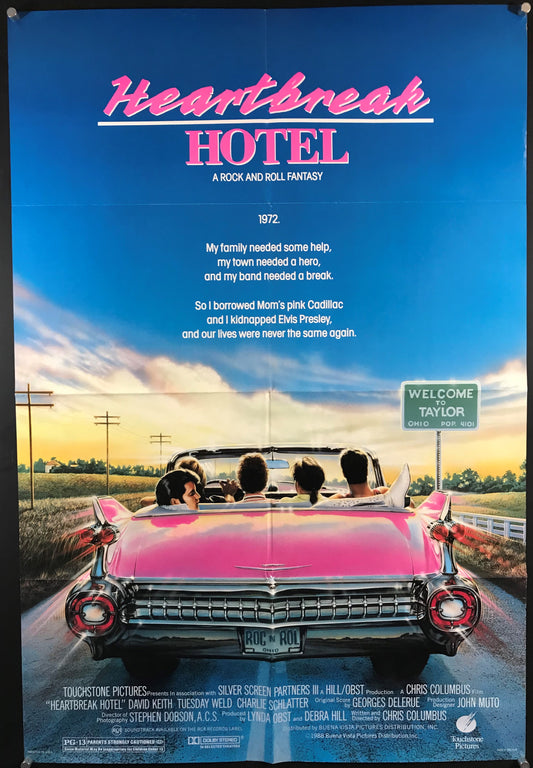 Heartbreak Hotel Original One Sheet Poster 1988