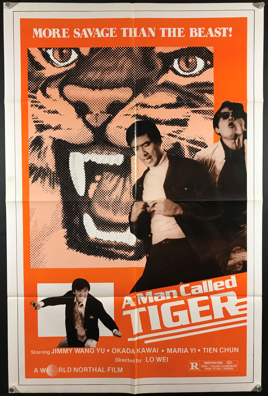 Man Called Tiger Original One Sheet Poster 1973