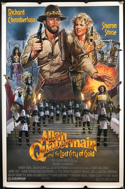 Allan Quatermain and the Lost City of Gold Original One Sheet Poster 1986