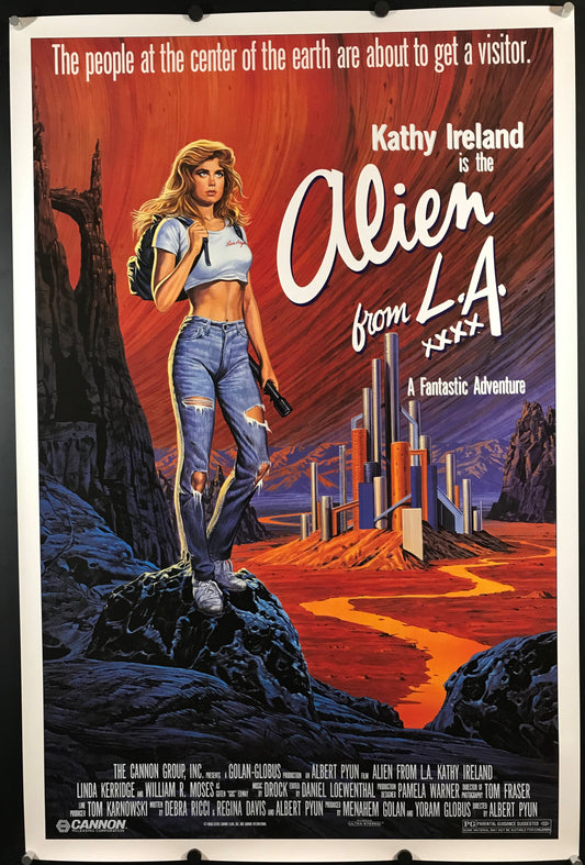 Alien from LA Original One Sheet Poster 1988