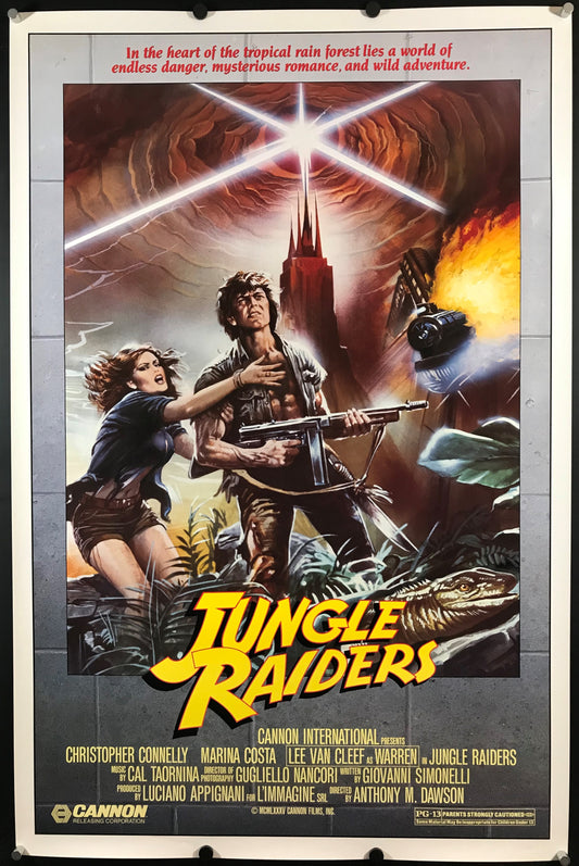 Jungle Raiders Original One Sheet Poster 1985