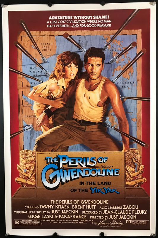Perils of Gwendoline Original One Sheet Poster 1984