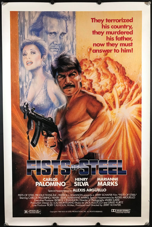Fists of Steel Original One Sheet Poster 1991
