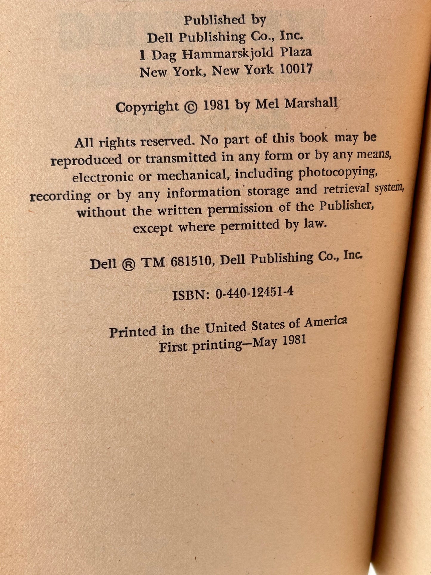 Foxx! Foxx Hunting #3 DELL Paperback Zack Tyler FW1